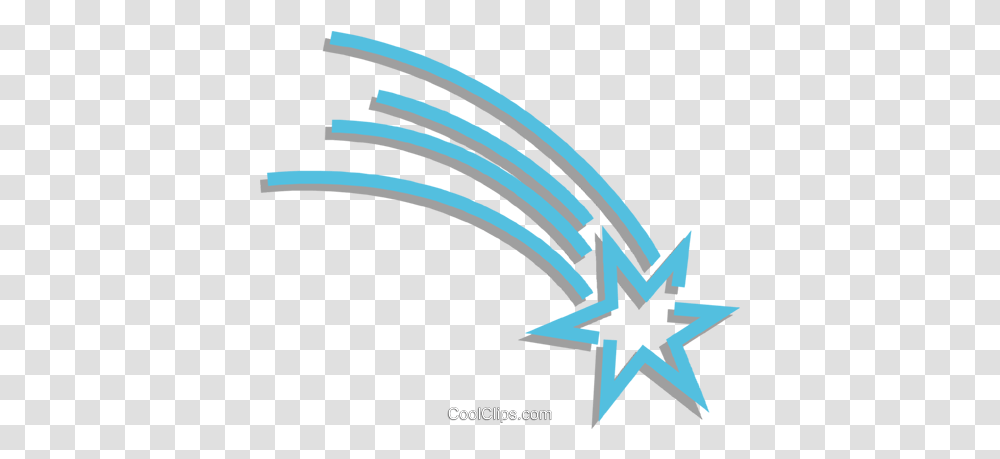 Shooting Star Royalty Free Vector Clip Art Illustration Shooting Star, Symbol, Star Symbol, Zebra, Wildlife Transparent Png