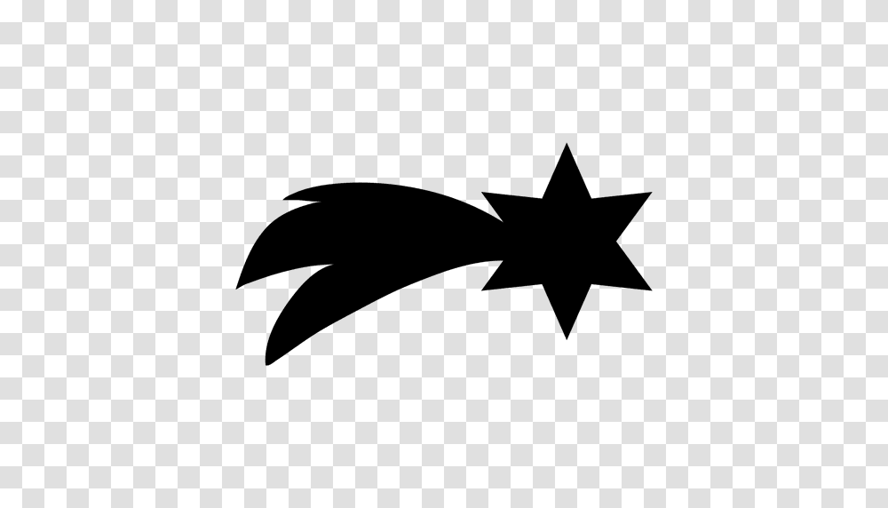 Shooting Star Silhouette, Bird, Animal, Star Symbol Transparent Png