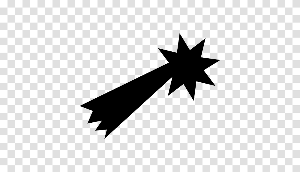 Shooting Star Silhouette, Star Symbol, Airplane, Aircraft Transparent Png