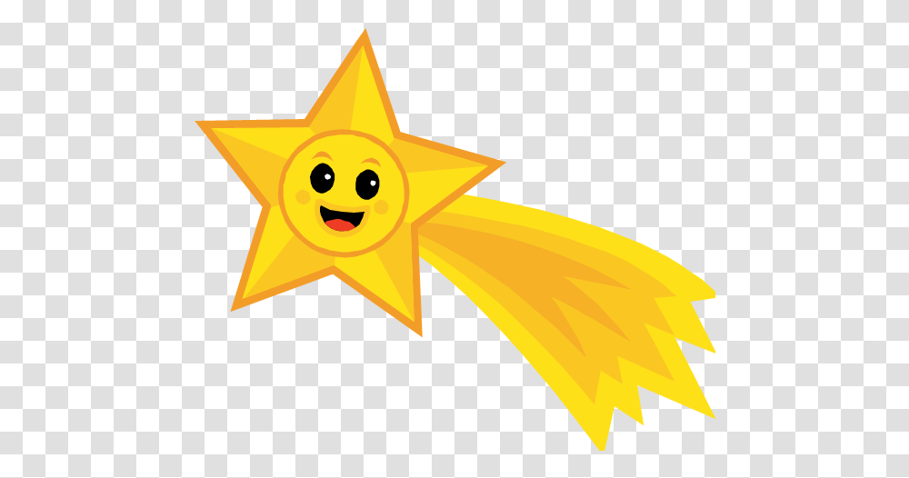 Shooting Stars Color Clip Art Shooting Star, Star Symbol, Cross, Sun, Sky Transparent Png