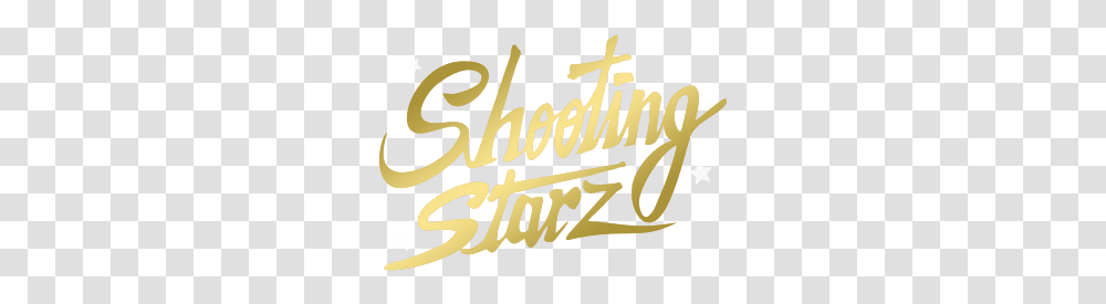 Shooting Starz Horizontal, Text, Calligraphy, Handwriting, Label Transparent Png