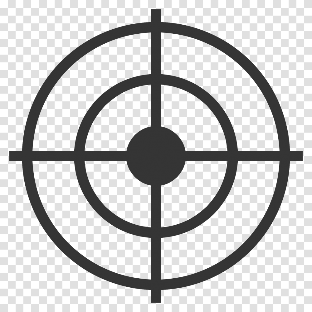 Shooting Target Computer Icons Target On Background, Shooting Range, Silhouette Transparent Png