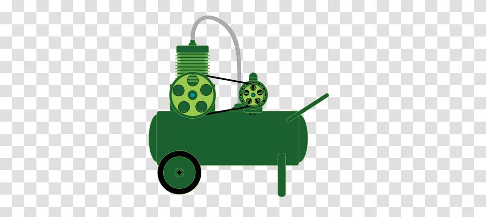 Shop Free Clipart, Machine, Green, Pump, Motor Transparent Png