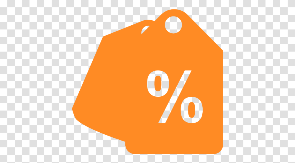 Shop Icon In Orange, Number, Alphabet Transparent Png