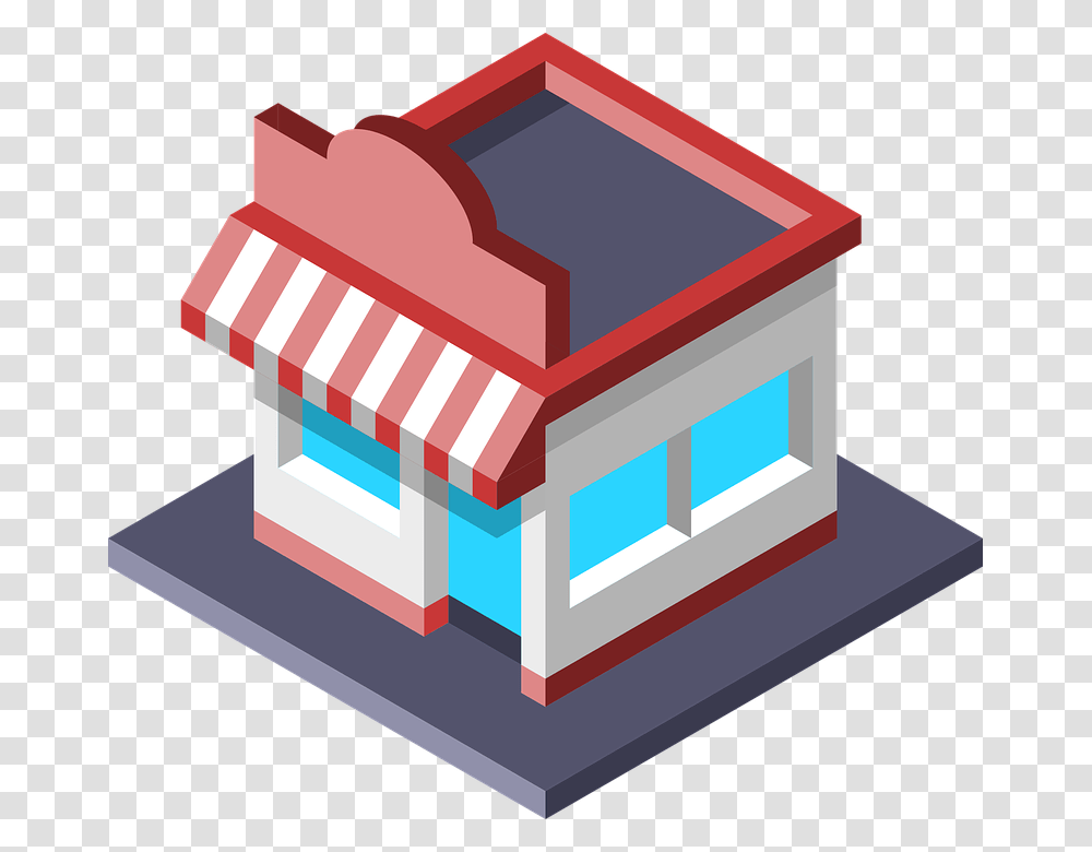 Shop Isometric Design 3d Vector Free Shop Isometric, First Aid, Box, Postal Office, Window Transparent Png