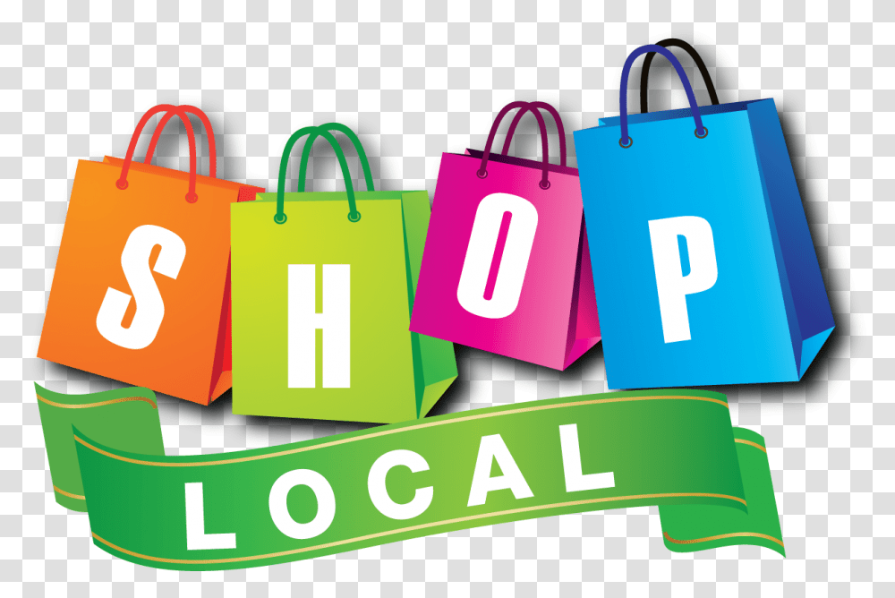 Shop Logos Free Shop Local Clipart, Shopping Bag, Tote Bag Transparent Png