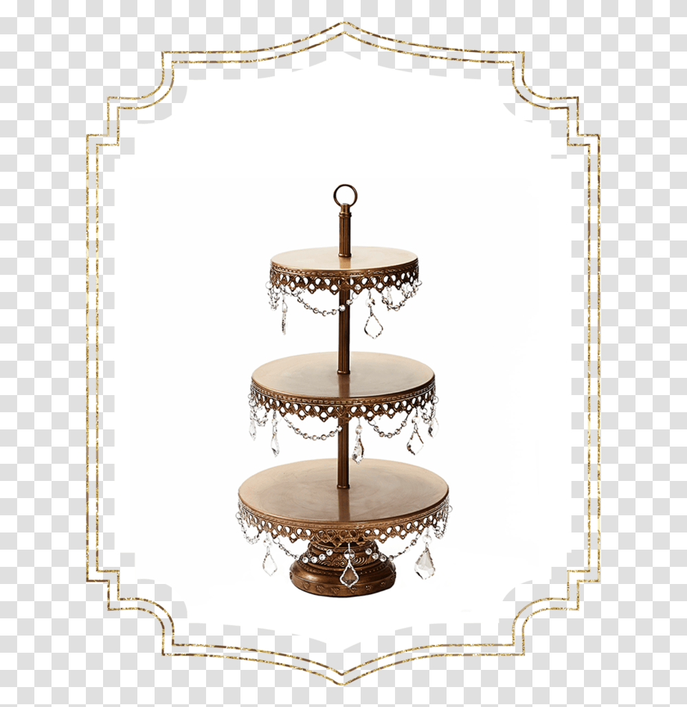 Shop Preview Antique Gold 3 Tier Chandelier Dessert Cupcake, Lamp, Stand, Lampshade, Table Transparent Png