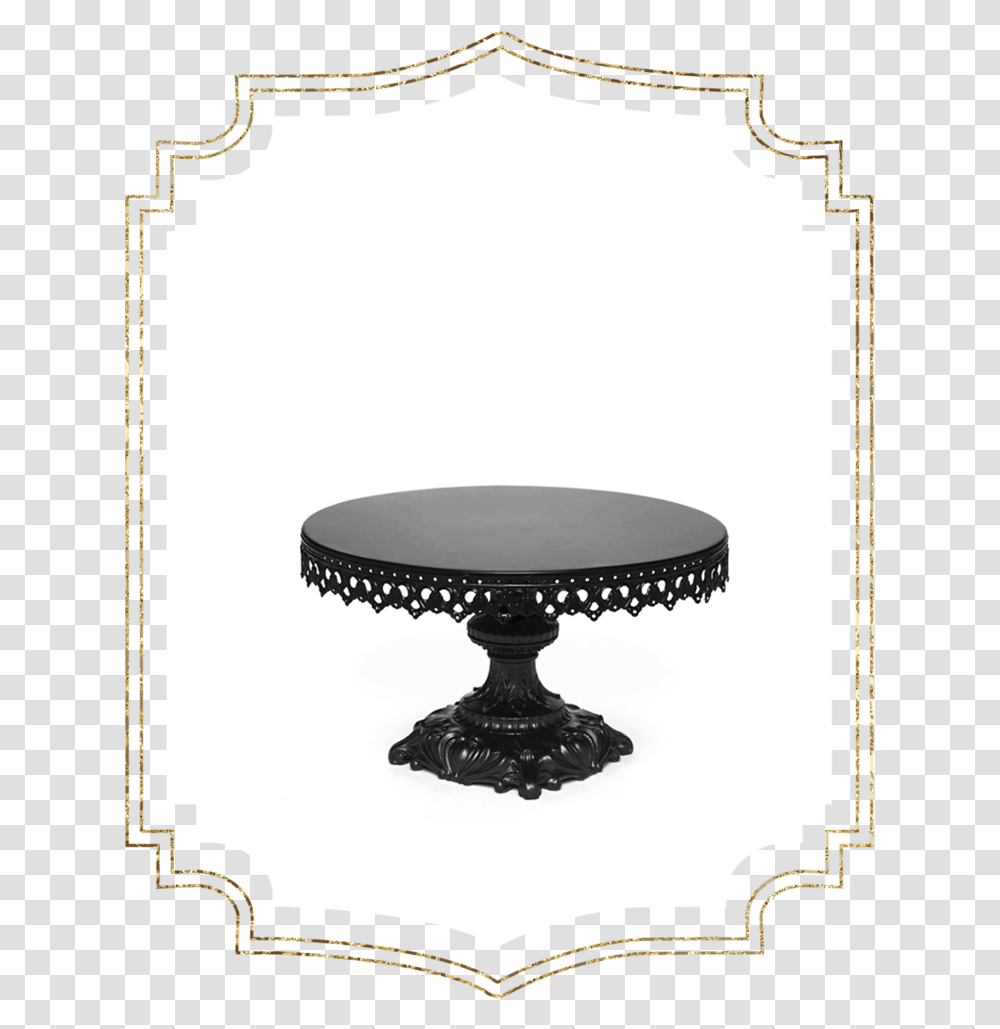 Shop Preview Black Baroque Cake Stand Opulent Treasures Outdoor Table, Furniture, Lamp, Coffee Table, Bronze Transparent Png