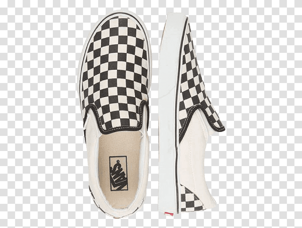 Shop Vans Classic Slip Ons Blackwhite Online Vans Slip On Checkerboard, Apparel, Shoe, Footwear Transparent Png
