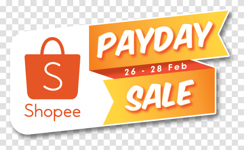 Shopee Logo Shopee Pay Day Sale Fbe Eviralcham Bfb Shopee Payday Sale, Label, Paper Transparent Png