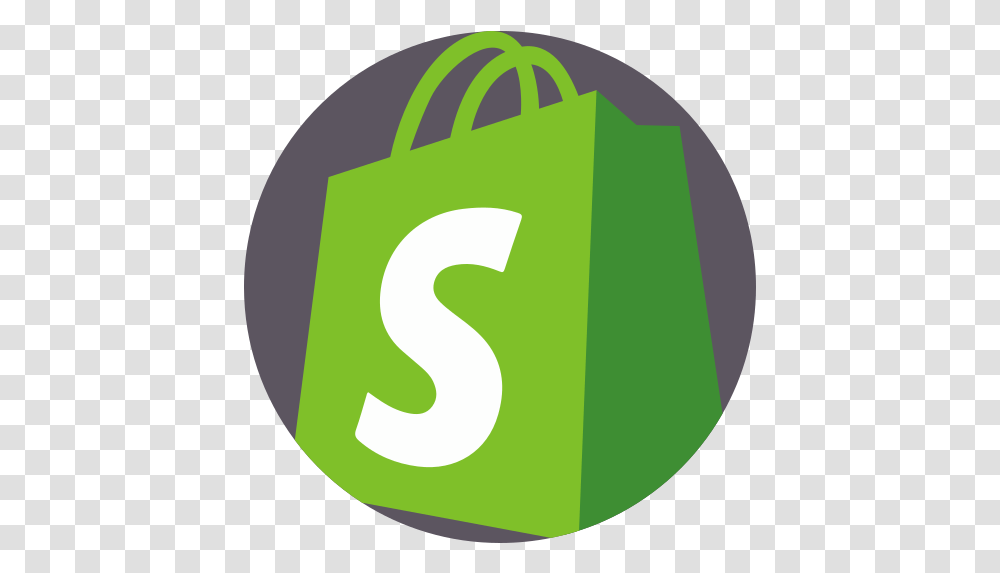Shopify Icon Shopify Logo, Bag, Shopping Bag, Sack Transparent Png