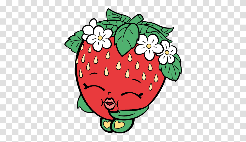 Shopkins Clip Art Cartoon Clip Art, Strawberry, Fruit, Plant, Food Transparent Png