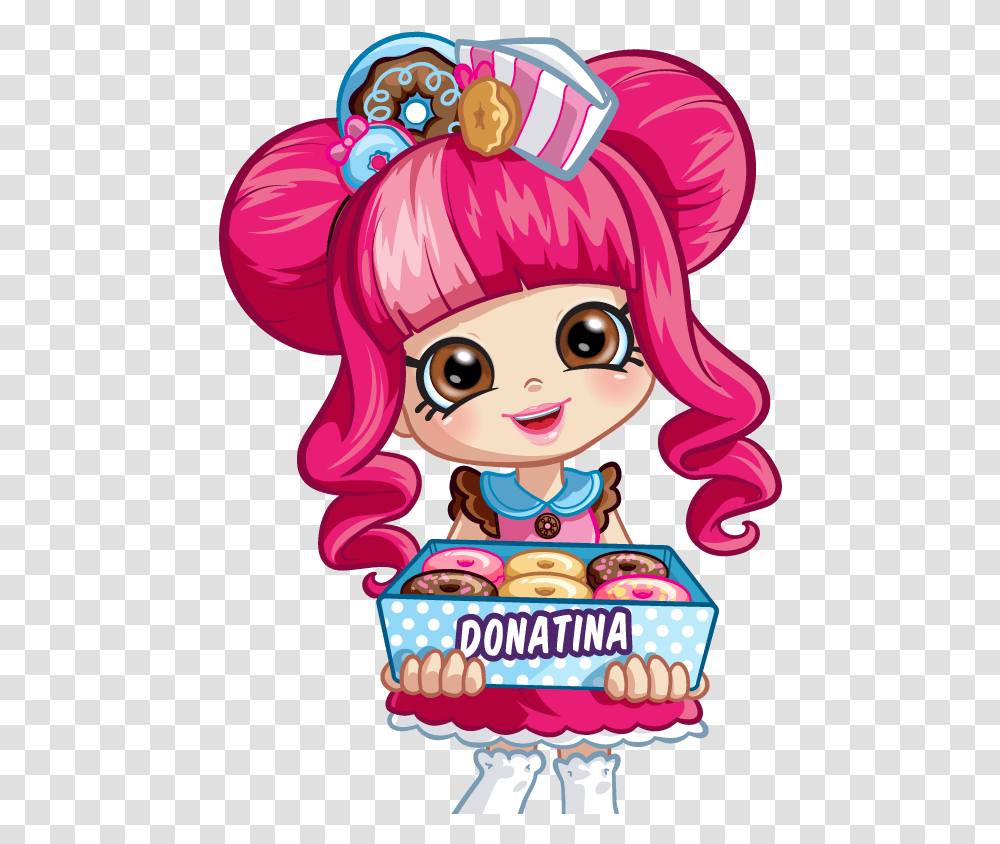 Shopkins Dolls, Food, Purple Transparent Png