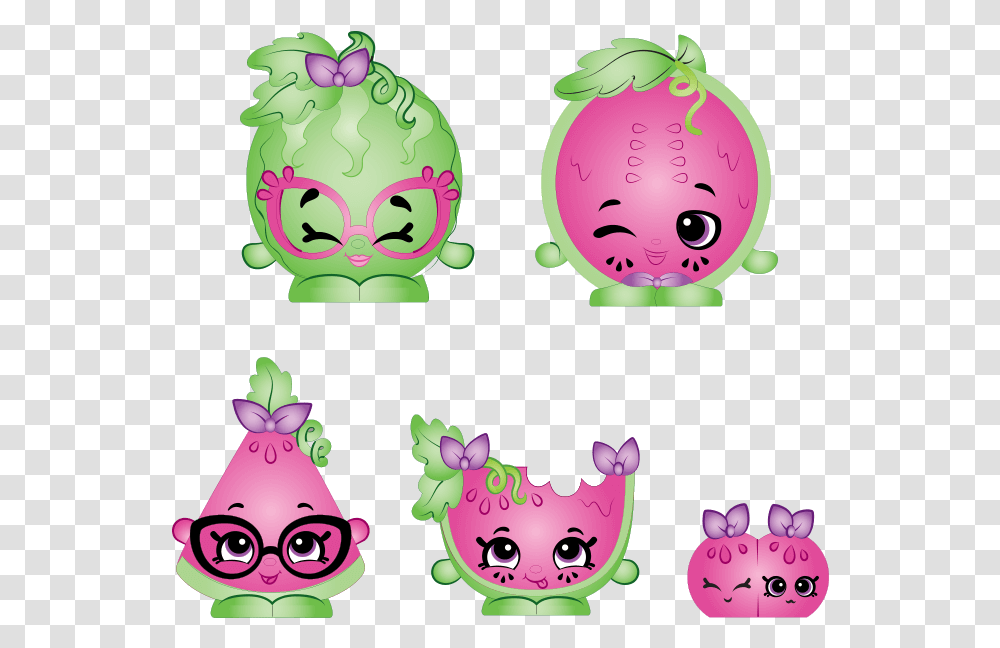 Shopkins Family Melonseeds, Toy, Doodle Transparent Png