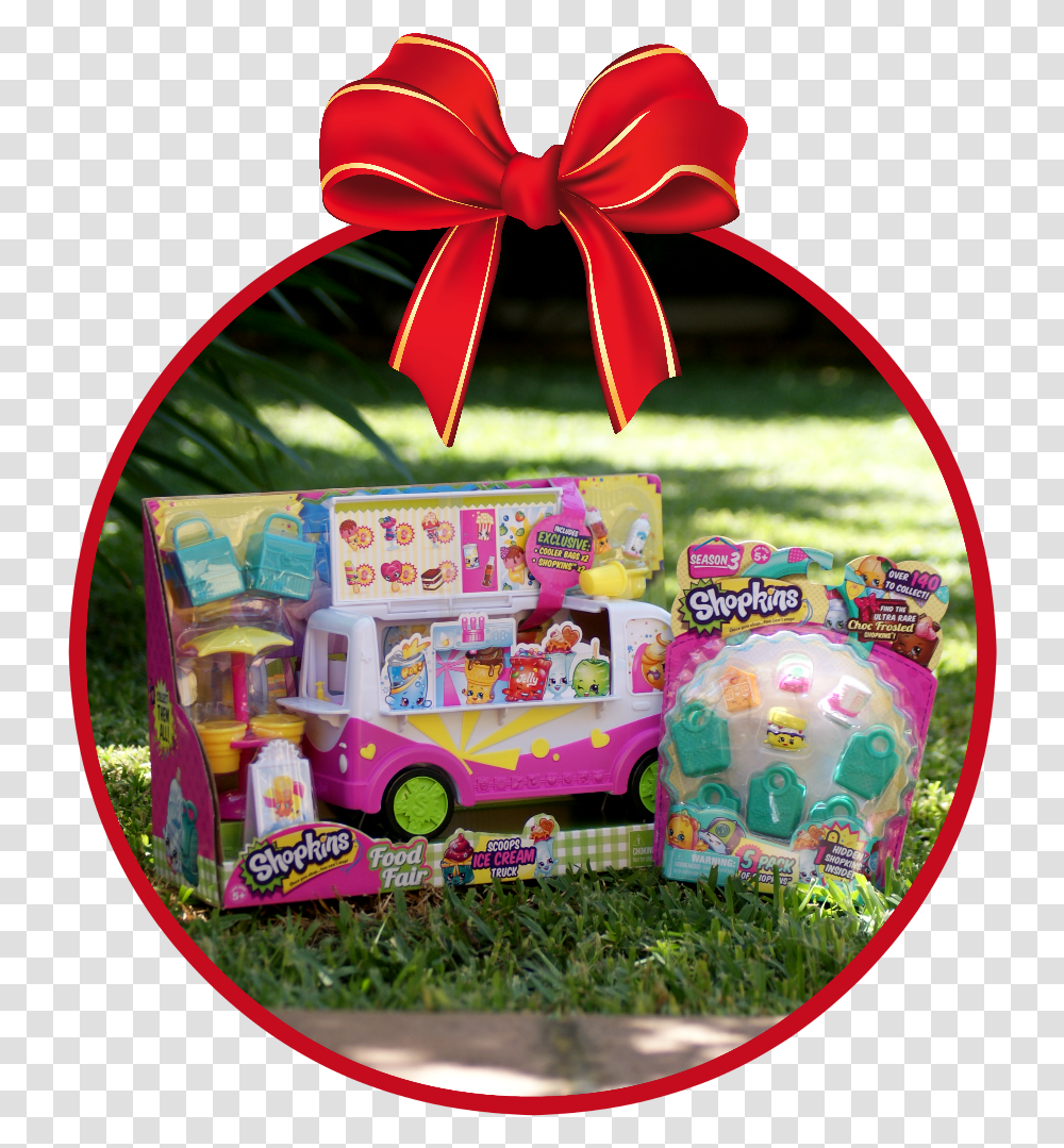 Shopkins Food Fair Glitzi Ice Cream Truck Playset Clipart Gift Wrapping, Birthday Cake, Dessert Transparent Png