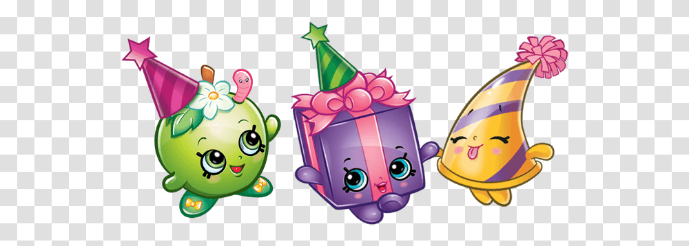 Shopkins Logo Clipart Shopkins Characters Party, Clothing, Apparel, Party Hat, Toy Transparent Png