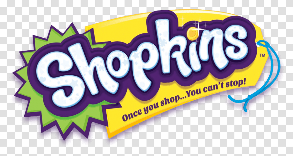 Shopkins Logo Logotype Shopkins, Food, Candy, Gum Transparent Png