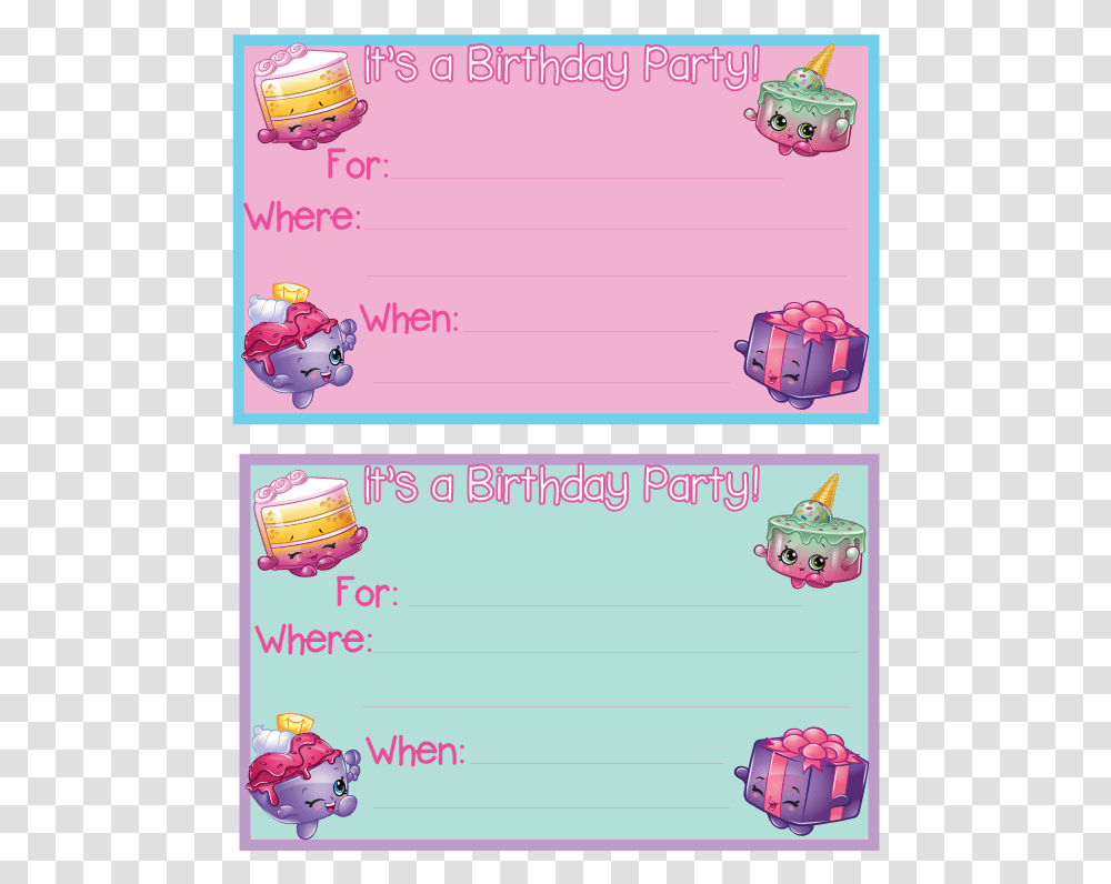 Shopkins Party Invitation Template Free, Angry Birds, Super Mario Transparent Png