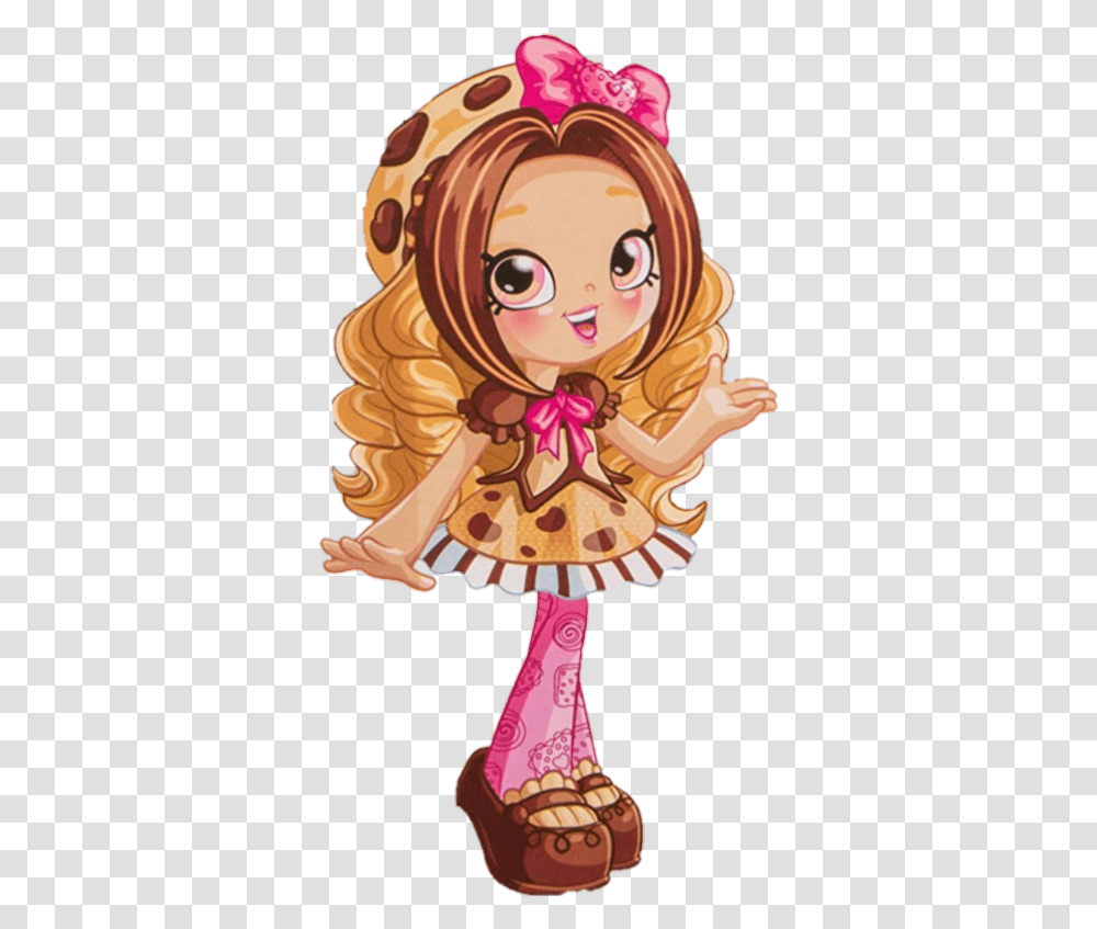 Shopkins Shoppies Cookie Illustration, Doll, Toy, Person, Human Transparent Png