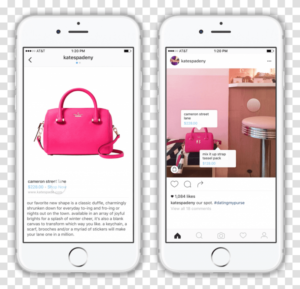 Shoppable Posts Product Tag On Instagram, Mobile Phone, Electronics, Cell Phone, Handbag Transparent Png
