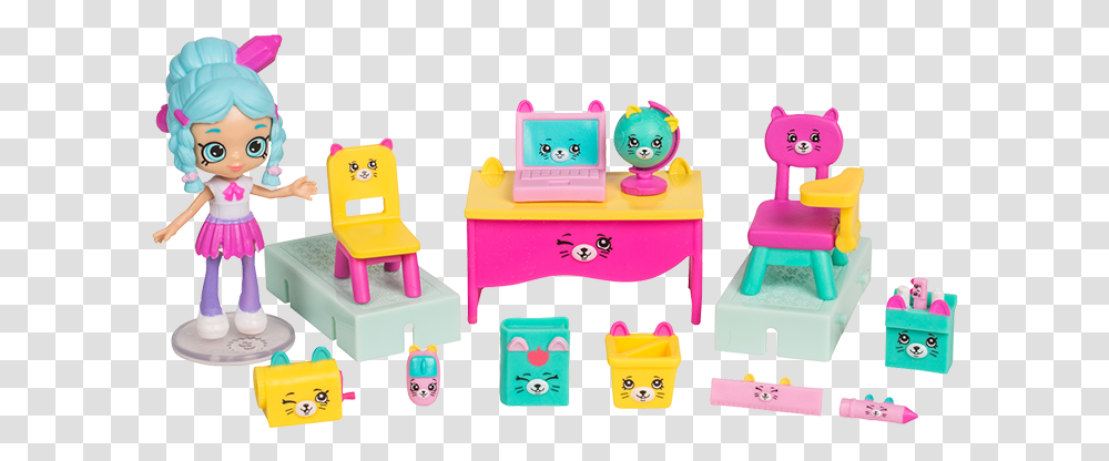 Shoppies Happy Places High School Dolls, Furniture, Person, Human, Toy Transparent Png