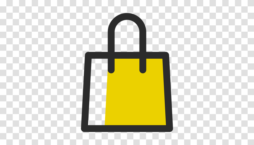 Shopping Bag Colored Stroke Icon, Cross, Security Transparent Png