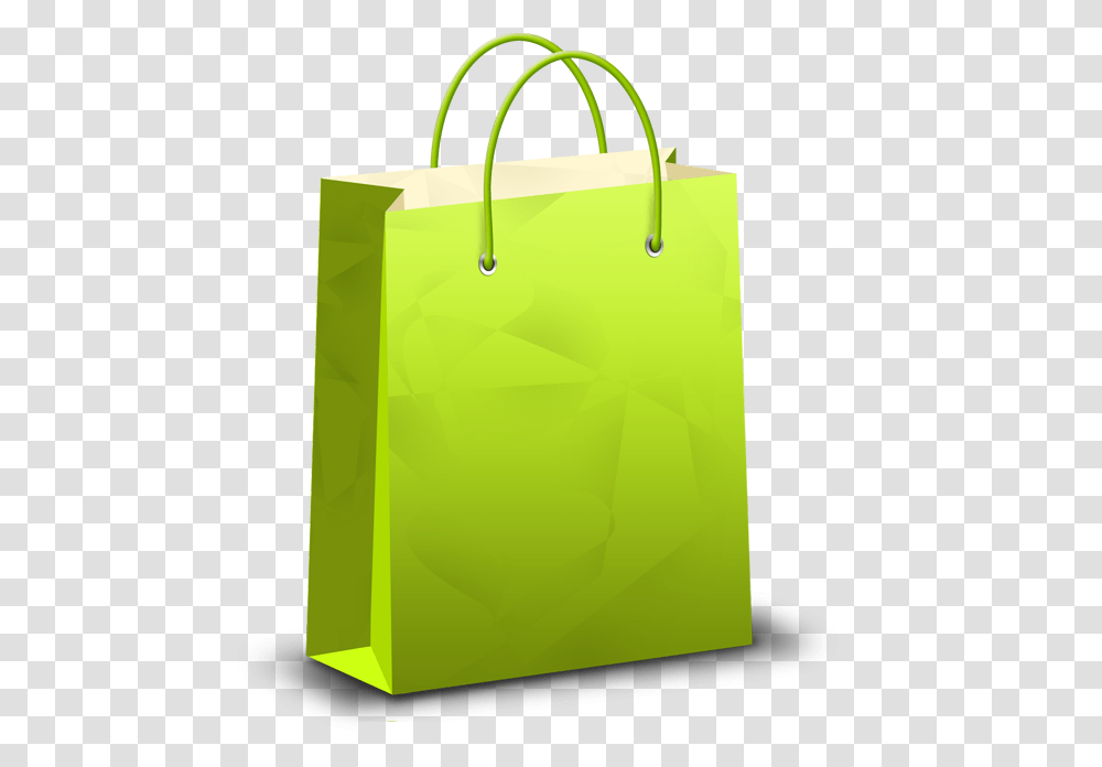 Shopping Bag, Green Transparent Png