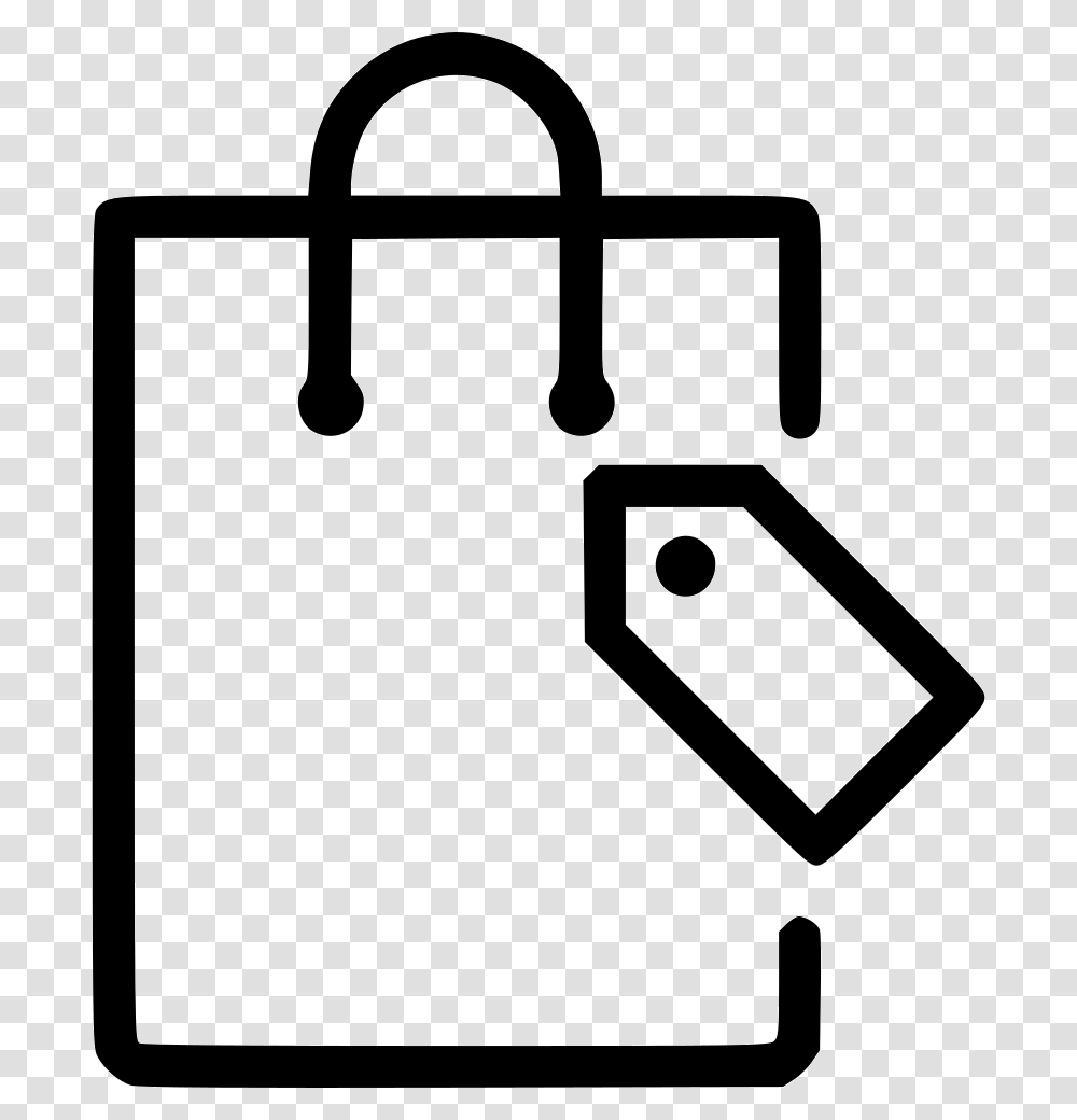 Shopping Bag Icon, Sign, Silhouette Transparent Png