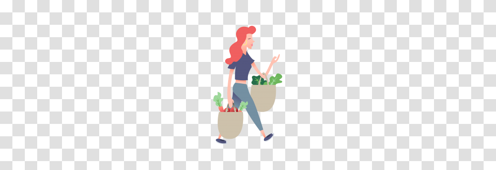 Shopping Bag Image, Person, Human, Outdoors, Basket Transparent Png