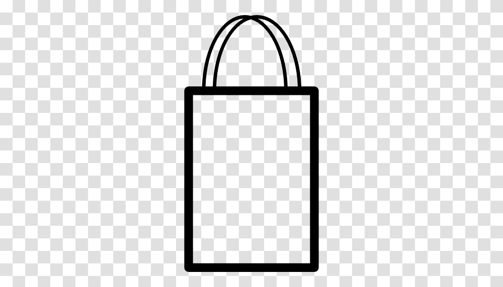 Shopping Bag Outline With Double Handle, Tote Bag, Handbag, Accessories, Accessory Transparent Png