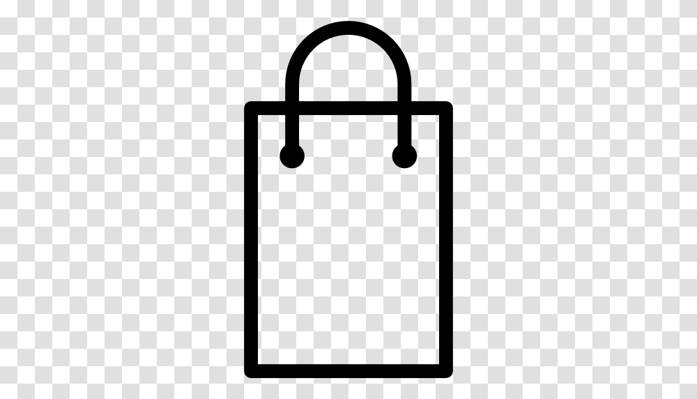 Shopping Bags Outline Rectangle Handle Rectangular Normal, Gray, World Of Warcraft Transparent Png