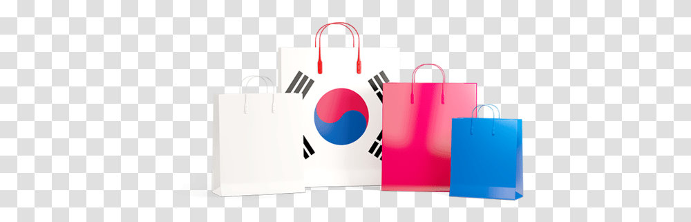 Shopping Bags With Flag South Korea Flag, Tote Bag Transparent Png
