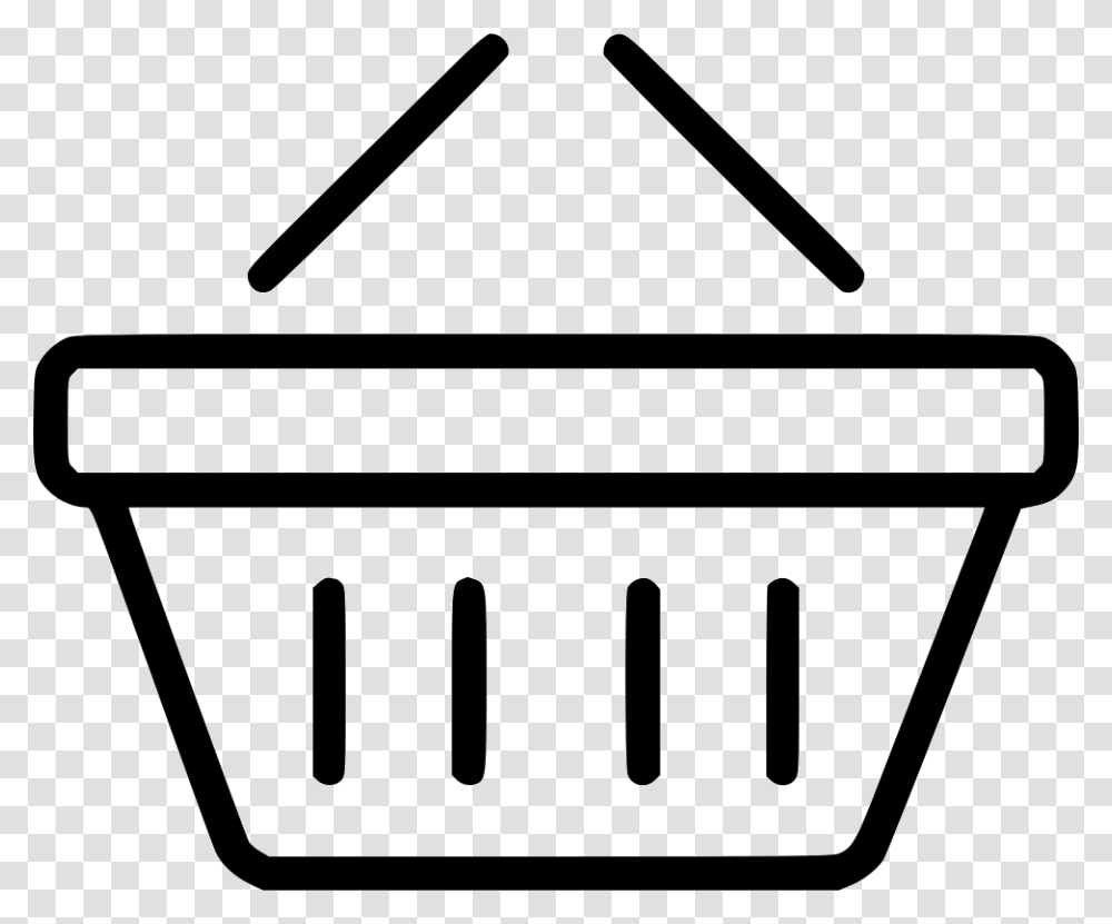 Shopping Basket Icon, Bowl, Triangle, Stencil Transparent Png