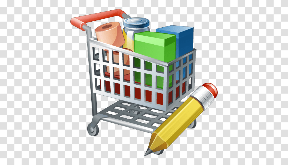 Shopping Basket Icon Writing Implement, Crib, Furniture, Toy, Shopping Cart Transparent Png