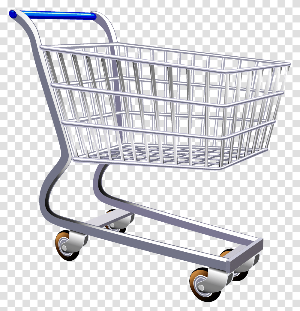 Shopping Cart Background Shopping Cart, Crib, Furniture Transparent Png