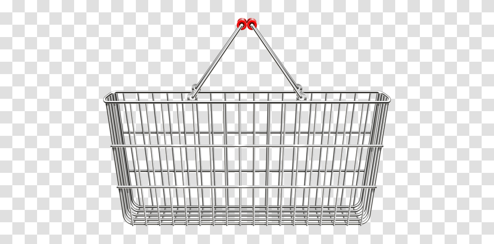 Shopping Cart, Basket, Shopping Basket, Crib, Furniture Transparent Png