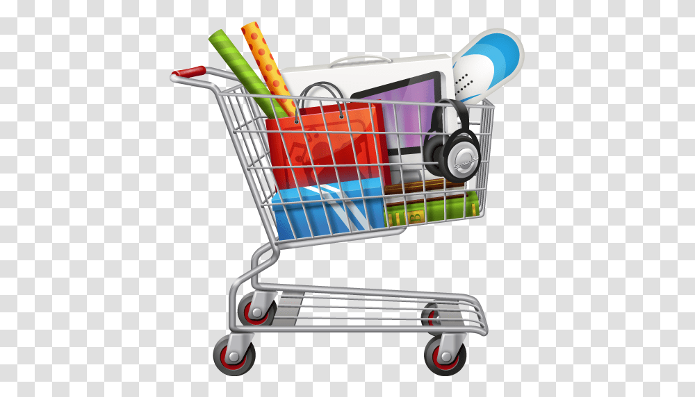 Shopping Cart, Fire Truck, Vehicle, Transportation Transparent Png