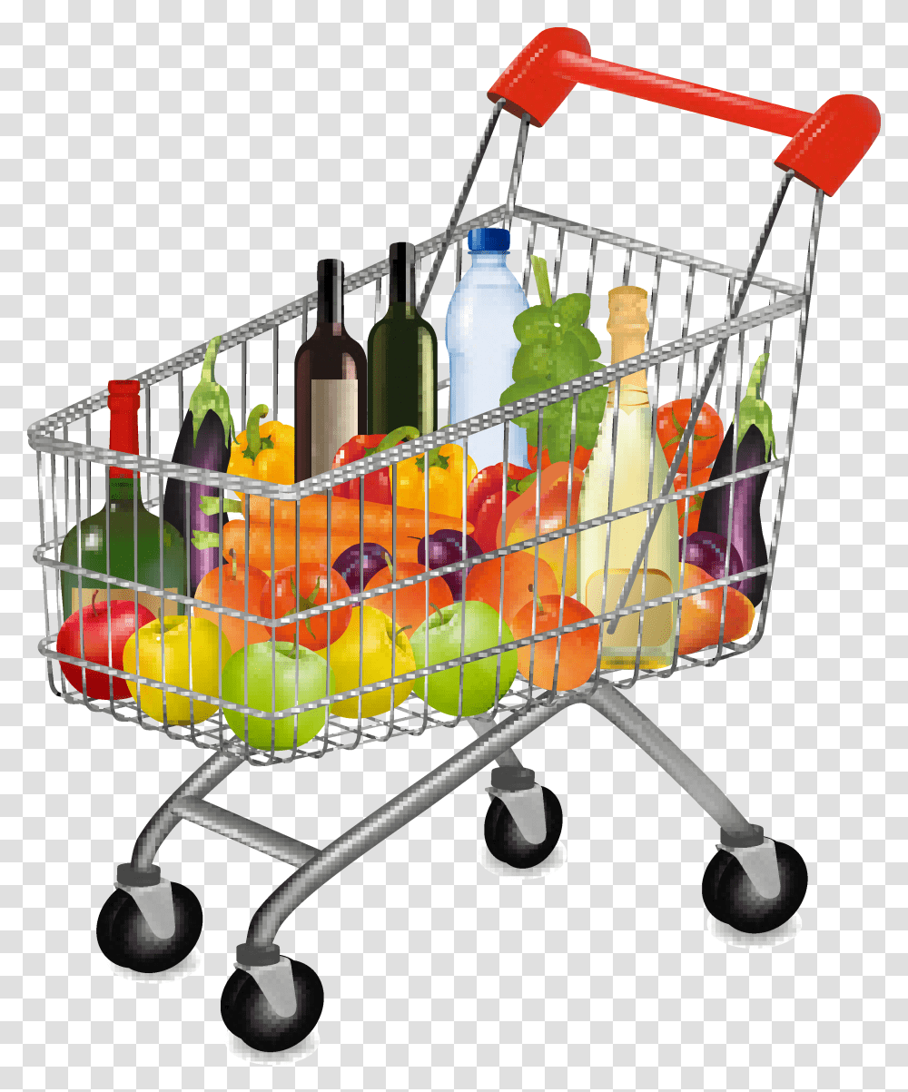 Shopping Cart Grocery Store Business Clip Art Background Shopping Cart, Market, Bulldozer, Tractor, Vehicle Transparent Png