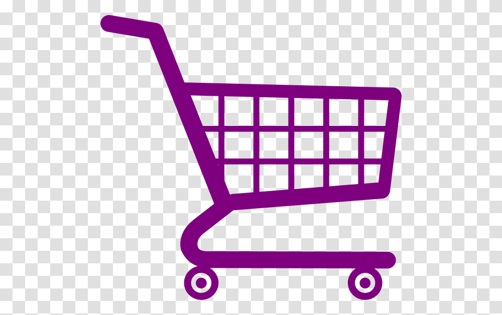 Shopping Cart Purple Clip Art Transparent Png