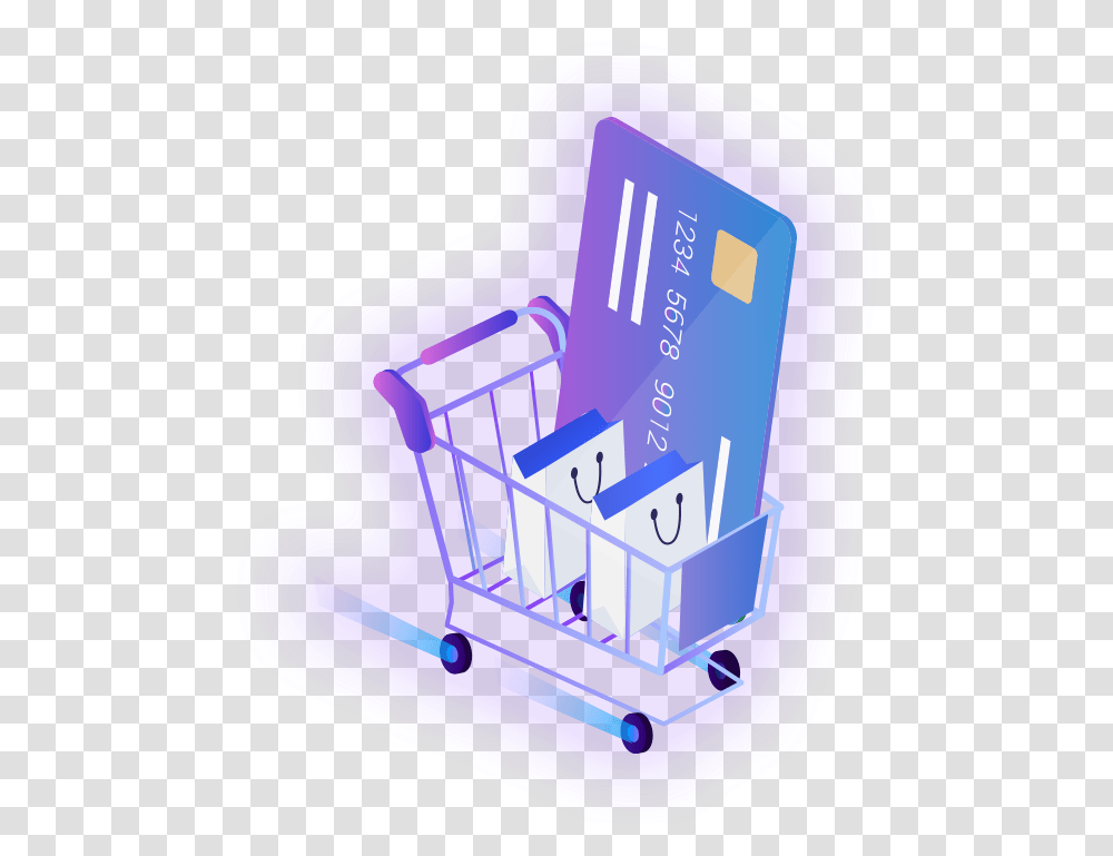 Shopping Cart, Purple, Outdoors, Housing Transparent Png