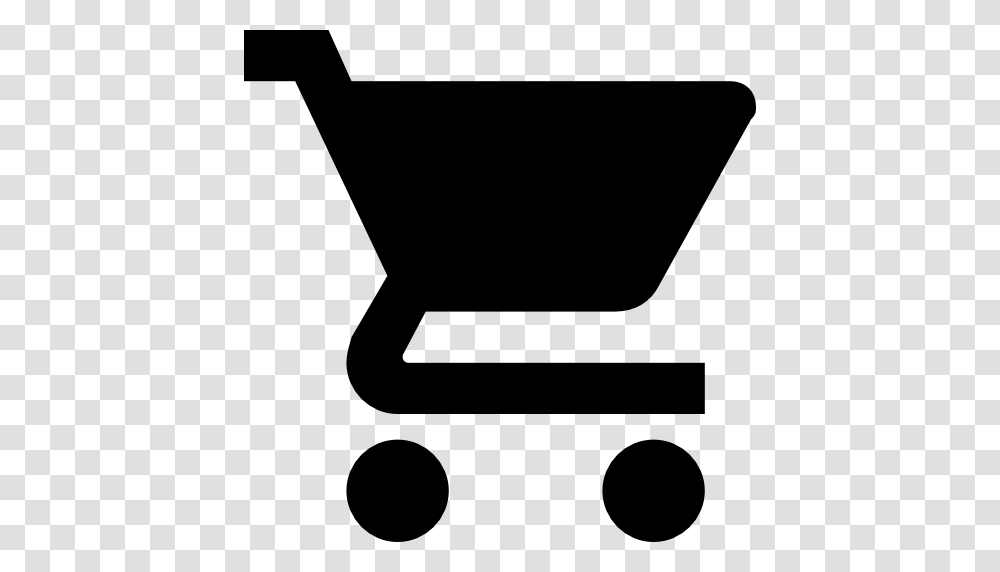 Shopping Cart, Stencil, Silhouette Transparent Png