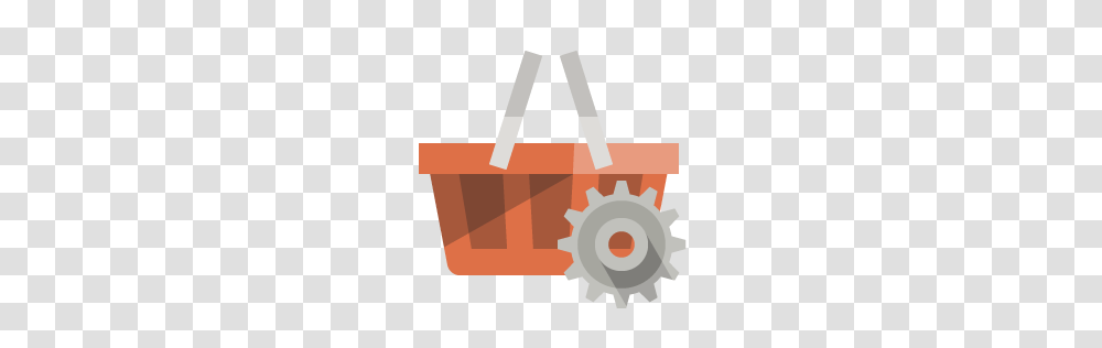 Shopping, Icon, Basket, Machine, Gear Transparent Png