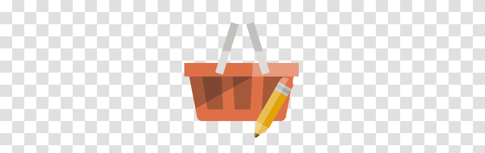 Shopping, Icon, Basket, Shopping Basket, Pencil Transparent Png
