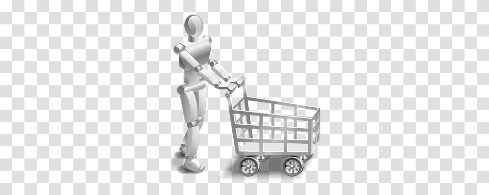 Shopping, Icon, Toy, Robot, Shopping Cart Transparent Png