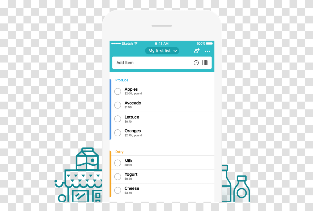 Shopping List App, Mobile Phone, Electronics, Cell Phone Transparent Png