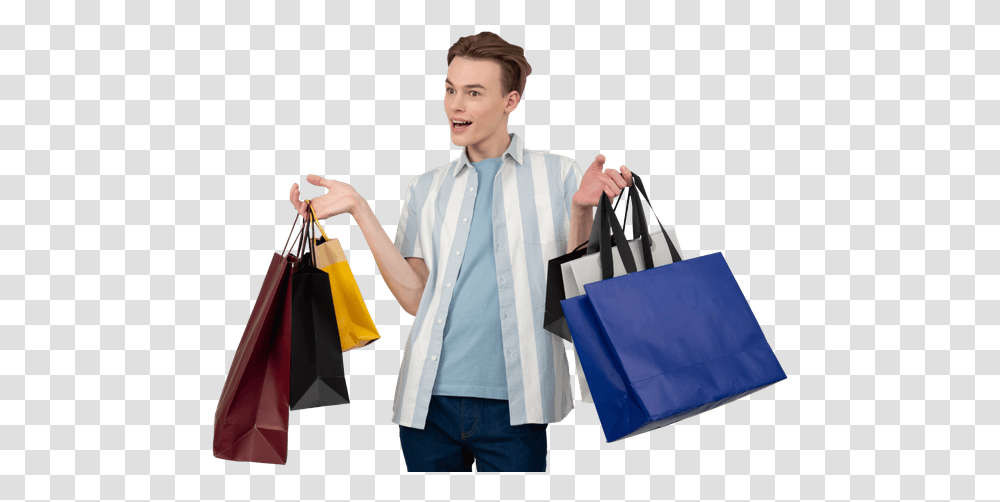 Shopping Man Photos & Pictures Icons8 Shopping Man, Person, Human, Bag, Clothing Transparent Png