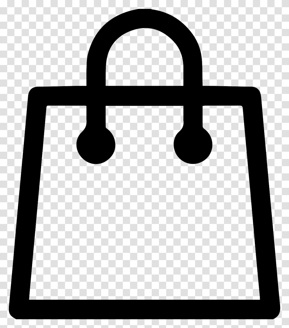 Shopping Paper Bag Outline Shopping Cart Bag Icon, Shopping Bag, Shopping Basket Transparent Png