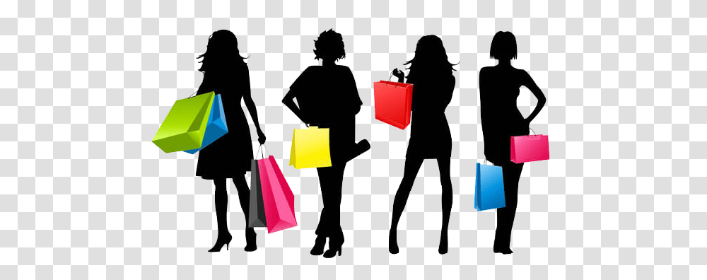 Shopping, Person, Human, Silhouette, Bag Transparent Png