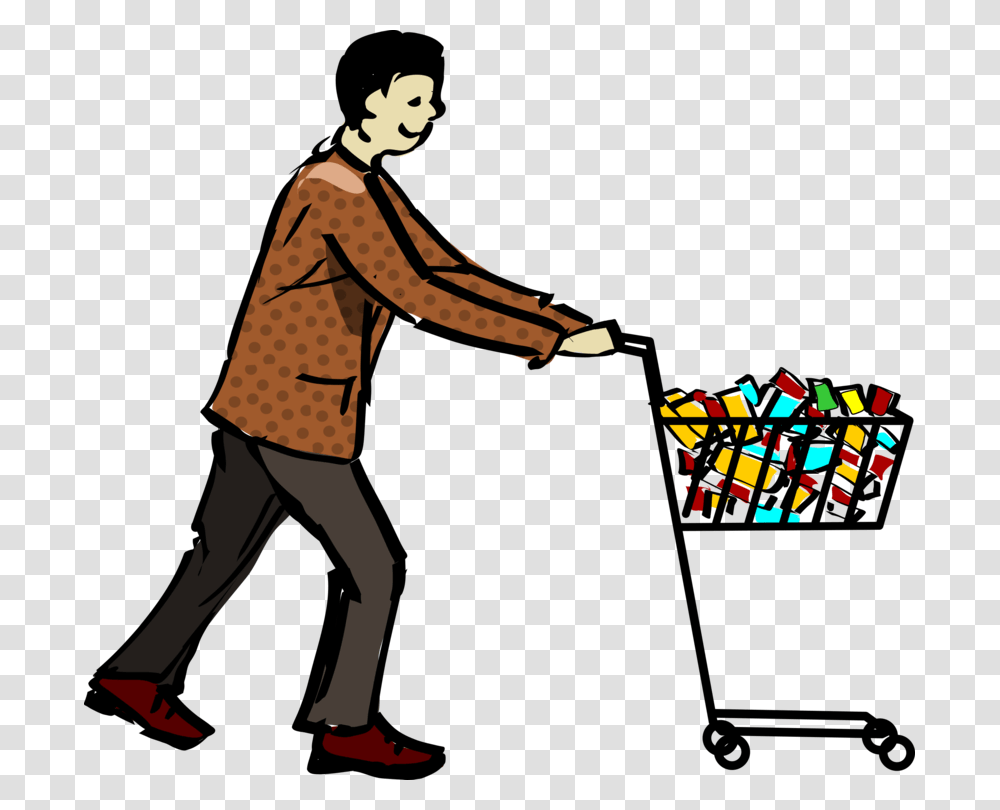 Shopping Trolley Man Images, Person, Human, Juggling Transparent Png