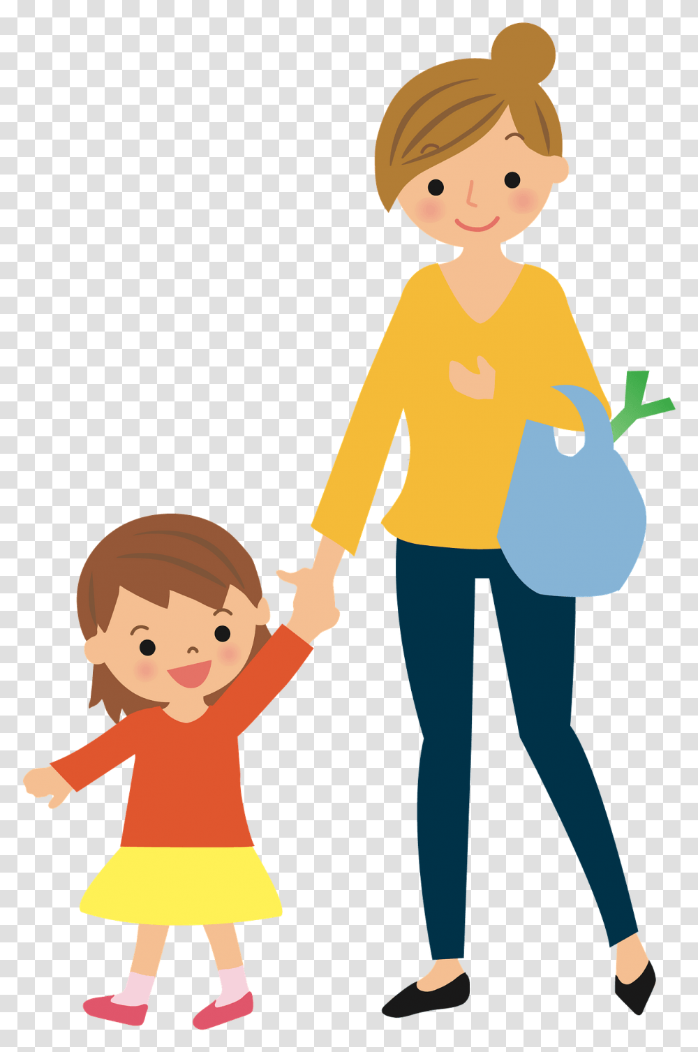 Shopping With Mother Clipart Mother Clipart, Person, Human, People, Family Transparent Png